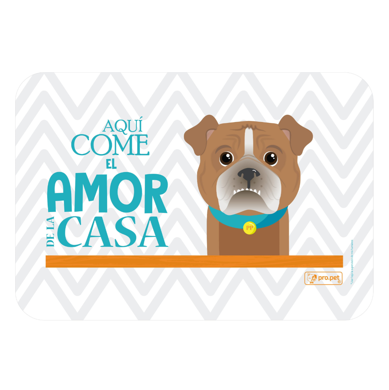 Individual Bulldog Inglés - Individuales para Perros