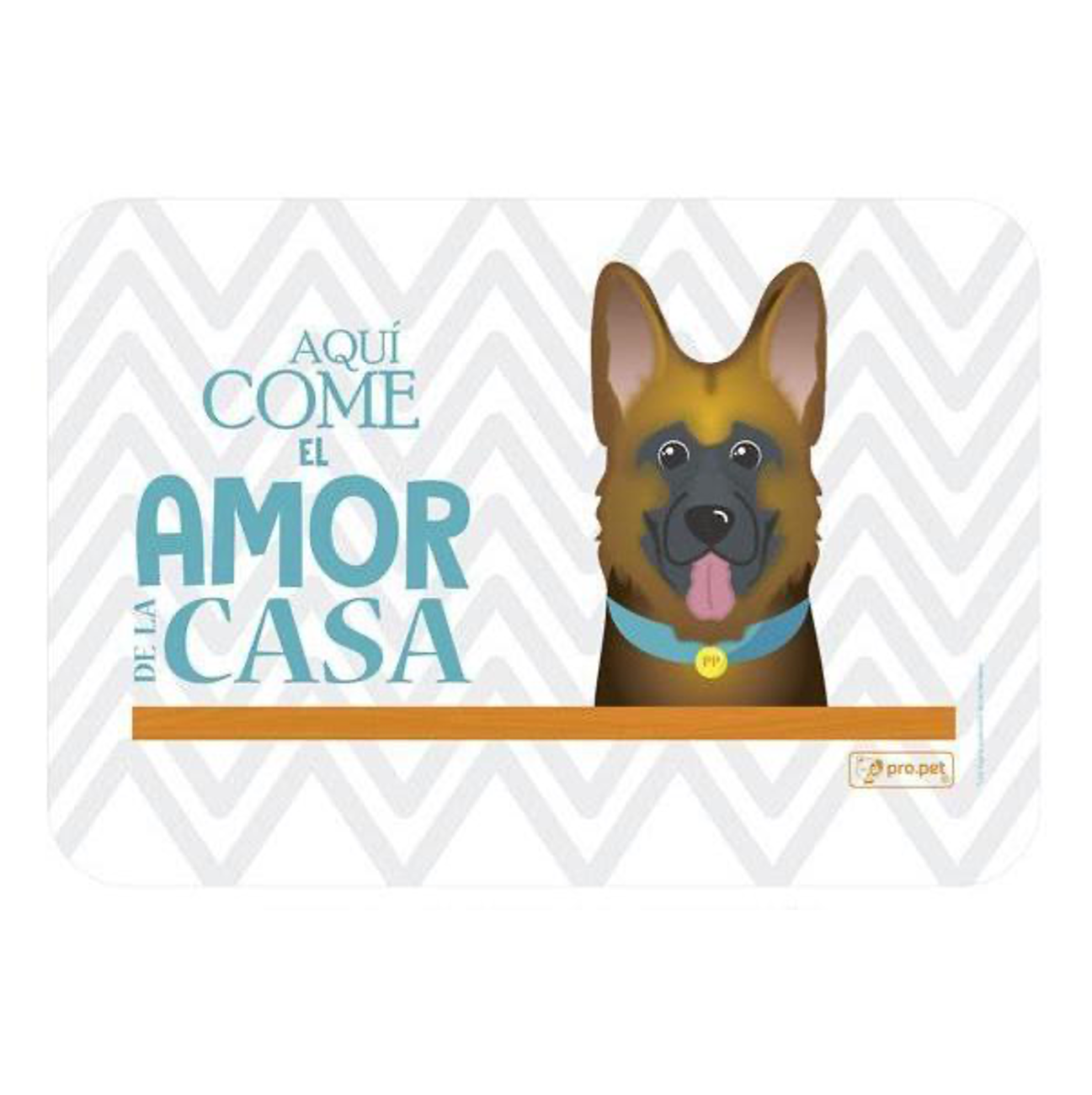 Individual Pastor Alemán - Individuales para Perros