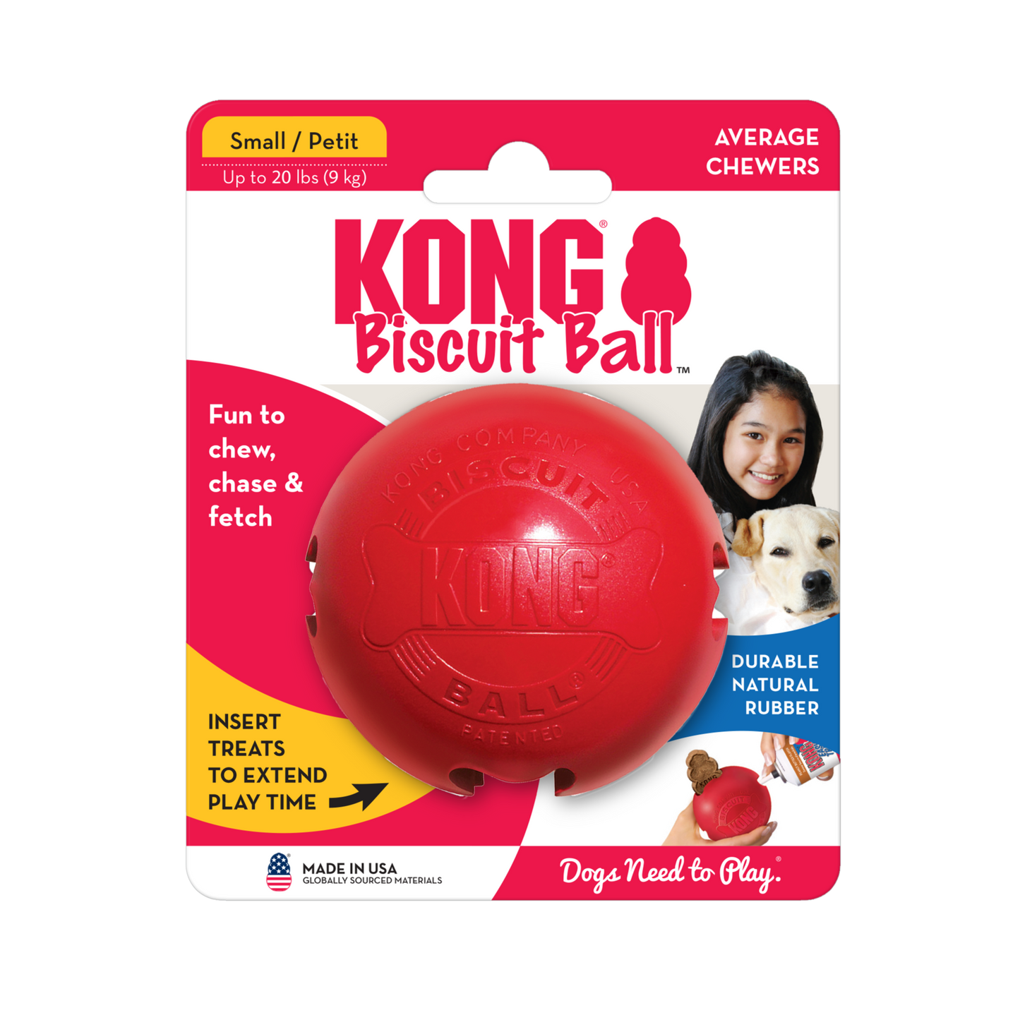 Kong Biscuit Ball - Juguetes para Perros