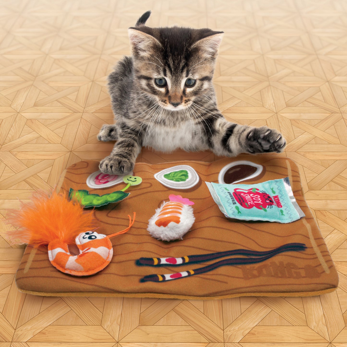 Kong Cat Pull-A-Partz Sushi - Juguetes para Gatos