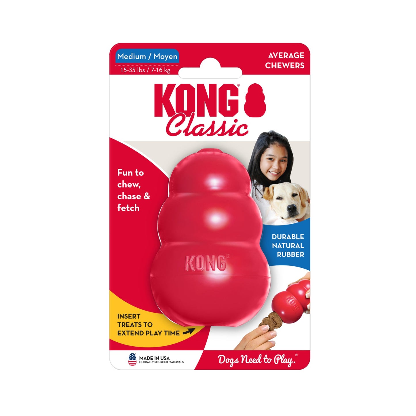 Kong Classic Portapasabocas - Juguetes para Perros