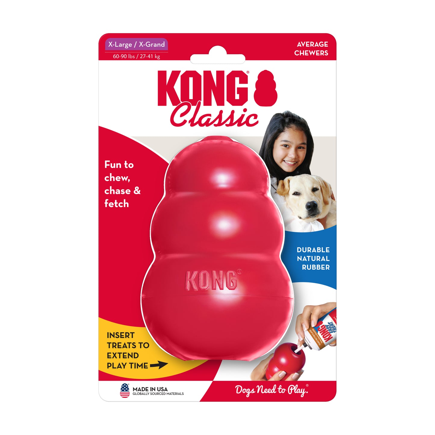 Kong Classic Portapasabocas - Juguetes para Perros