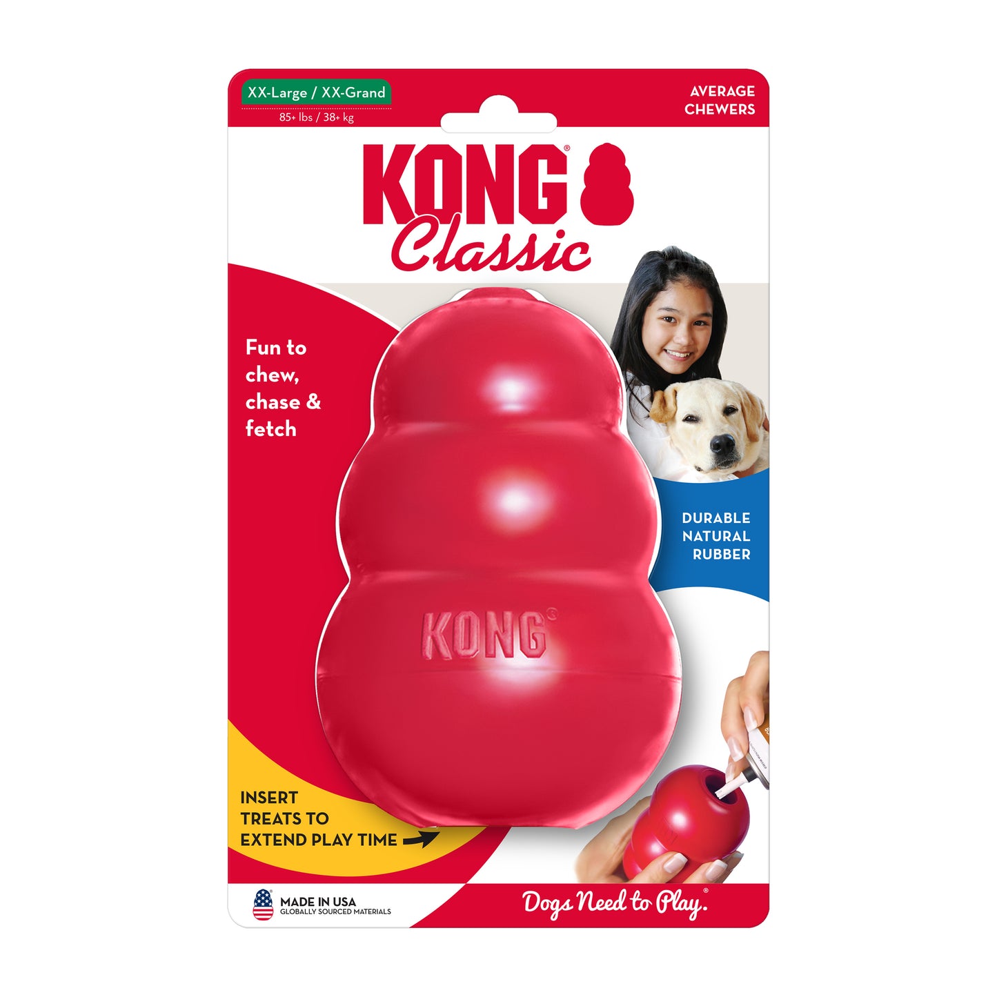 Kong Classic Portapasabocas - Juguetes para Perros