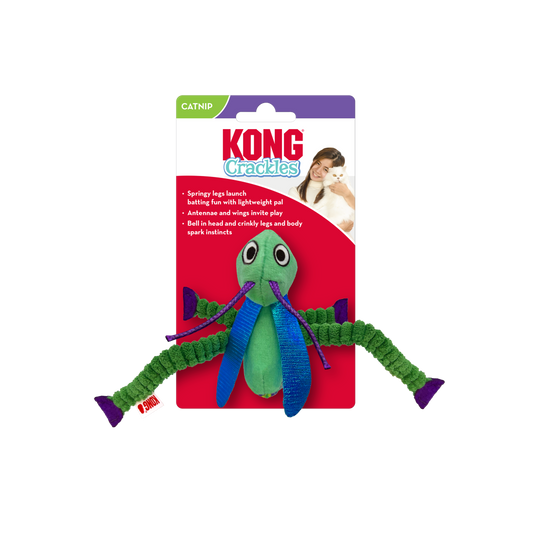 Kong Crackles Grasshopper - Juguetes para Gatos