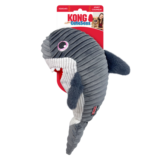 Kong CuteSeas Rufflez Shark M/L - Juguetes para Perros