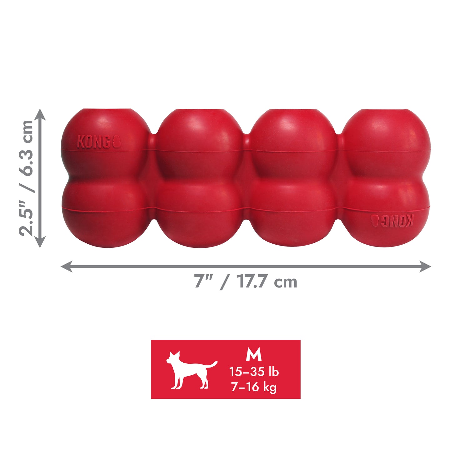 Kong Goodie Ribbon Medium - Juguetes para Perros