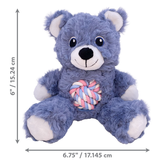 Kong Knots Teddy Assorted S - Juguetes para Perros