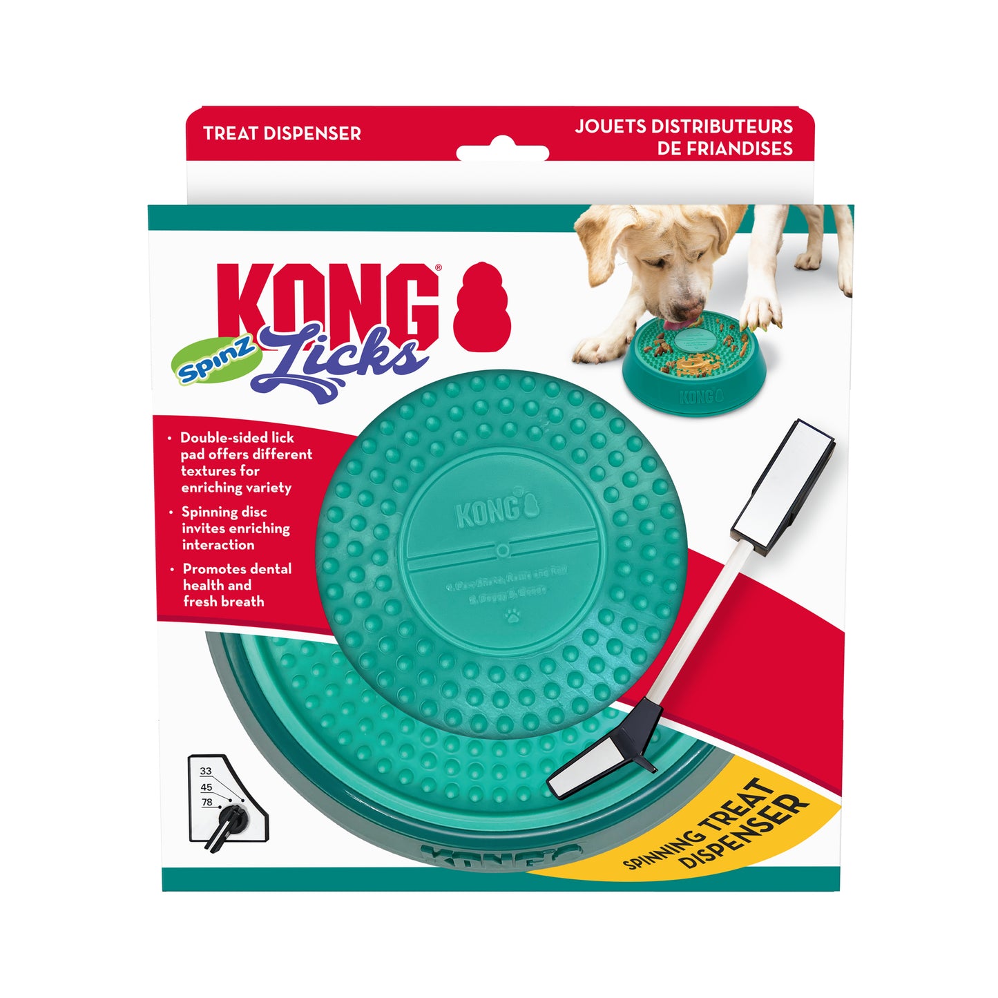 Kong Licks Spinz - Juguetes para Perros y Gatos
