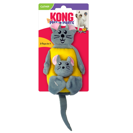 Kong Pull-A-Partz Cheezy - Juguetes para Gatos