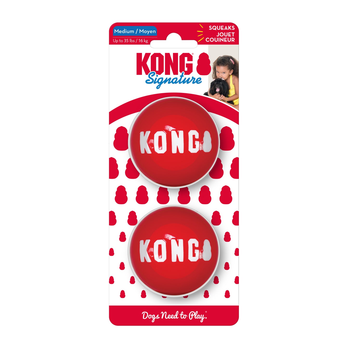 Kong Signature Ball - Juguetes para Perros