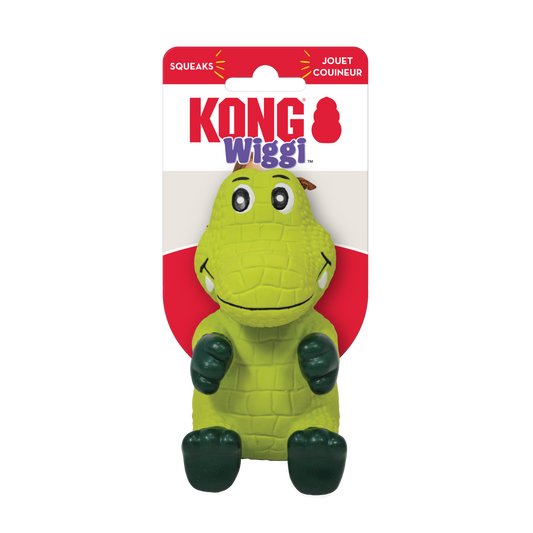 Kong Wiggi Alligator Small - Juguetes para Perros