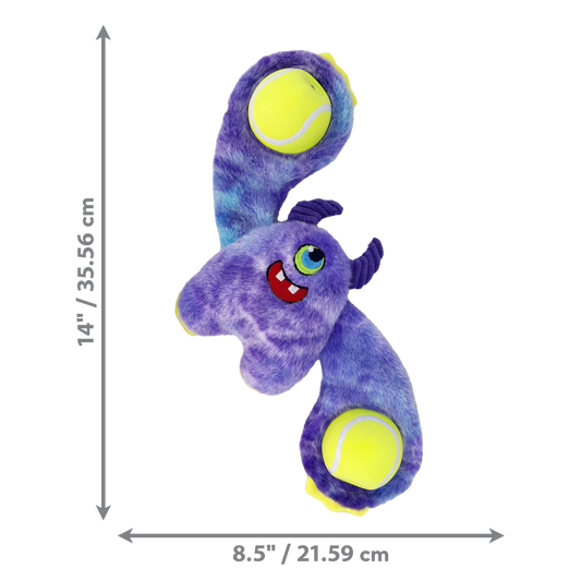 Kong Woozles Monster Assorted M - Juguetes para Perros