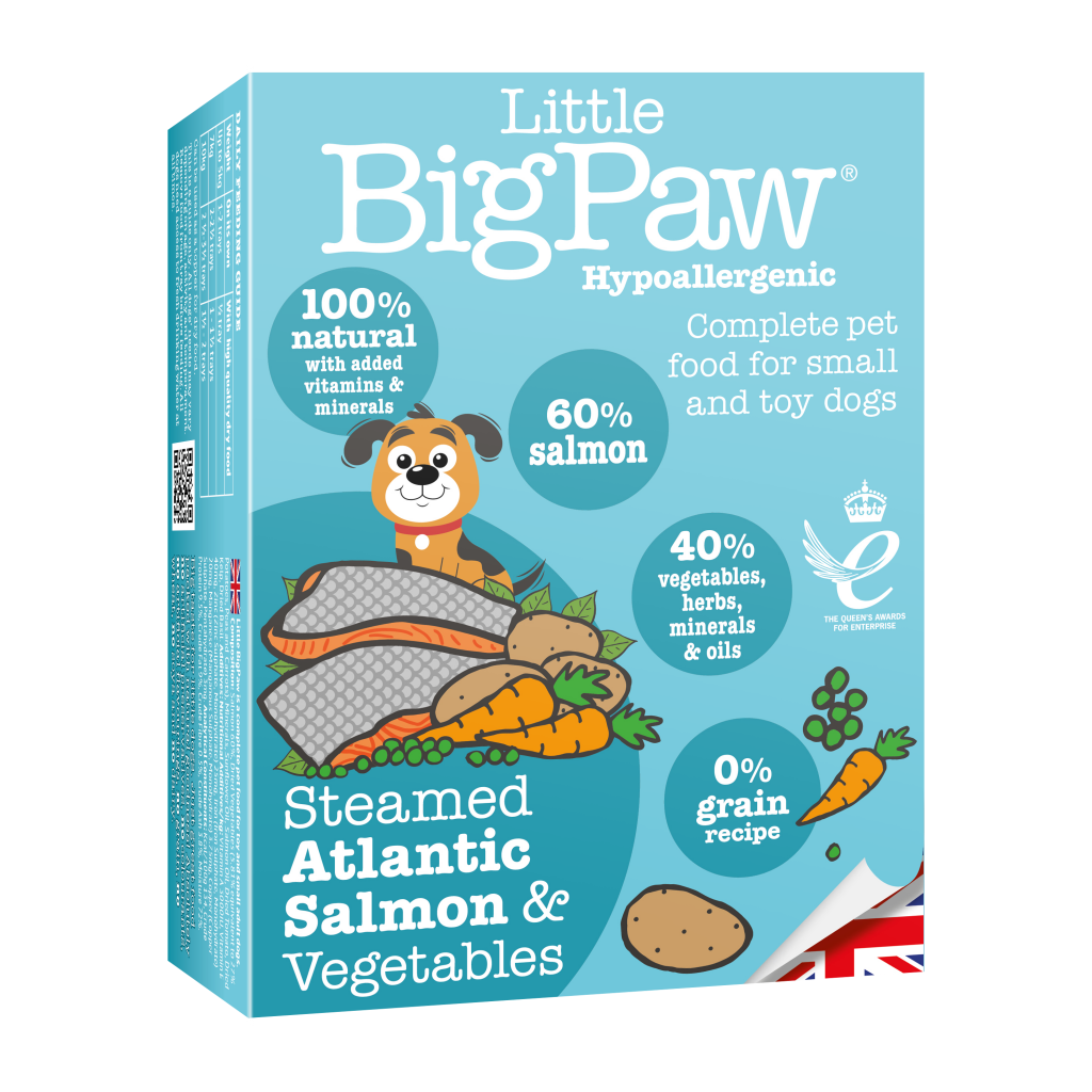 Little BigPaw Steamed Atlantic Salmon and Vegetable Terrine - Alimento Húmedo para Perro