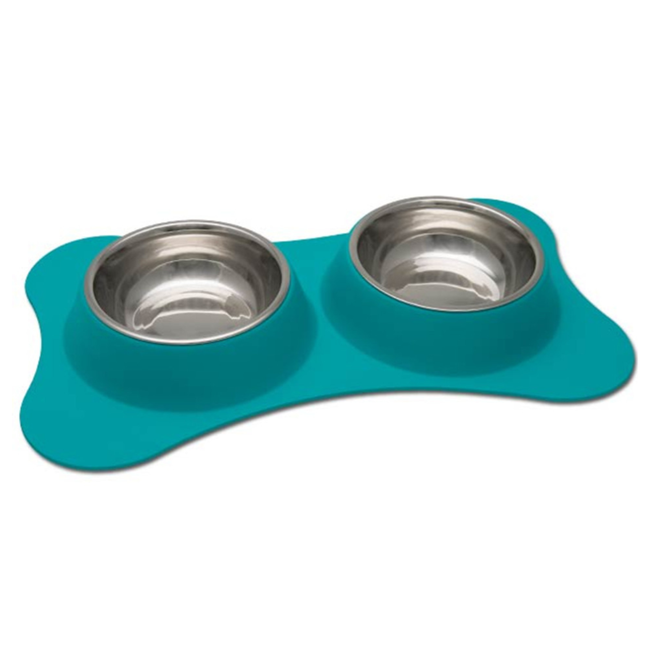 Loving Pets Bone Shaped Flex Diner Robins Egg