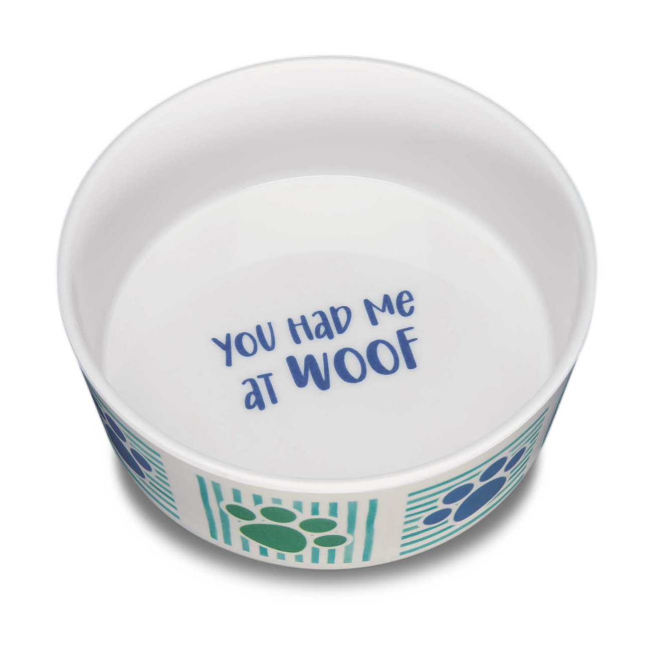 Loving Pets Dolce Bowl "You Had Me at Woof" - Comederos para Perros
