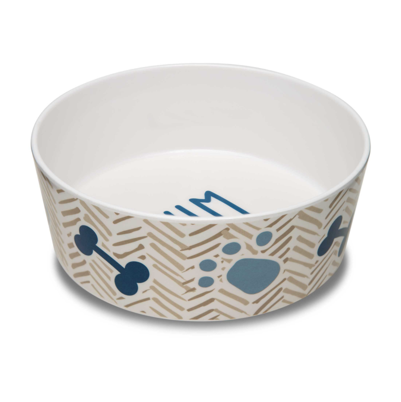 Loving Pets Dolce Yum Chevron Bowl - Comederos para Perros