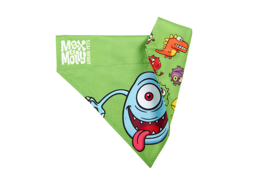 Max and Molly Bandana Little Monsters - Pañoletas para Perros y Gatos