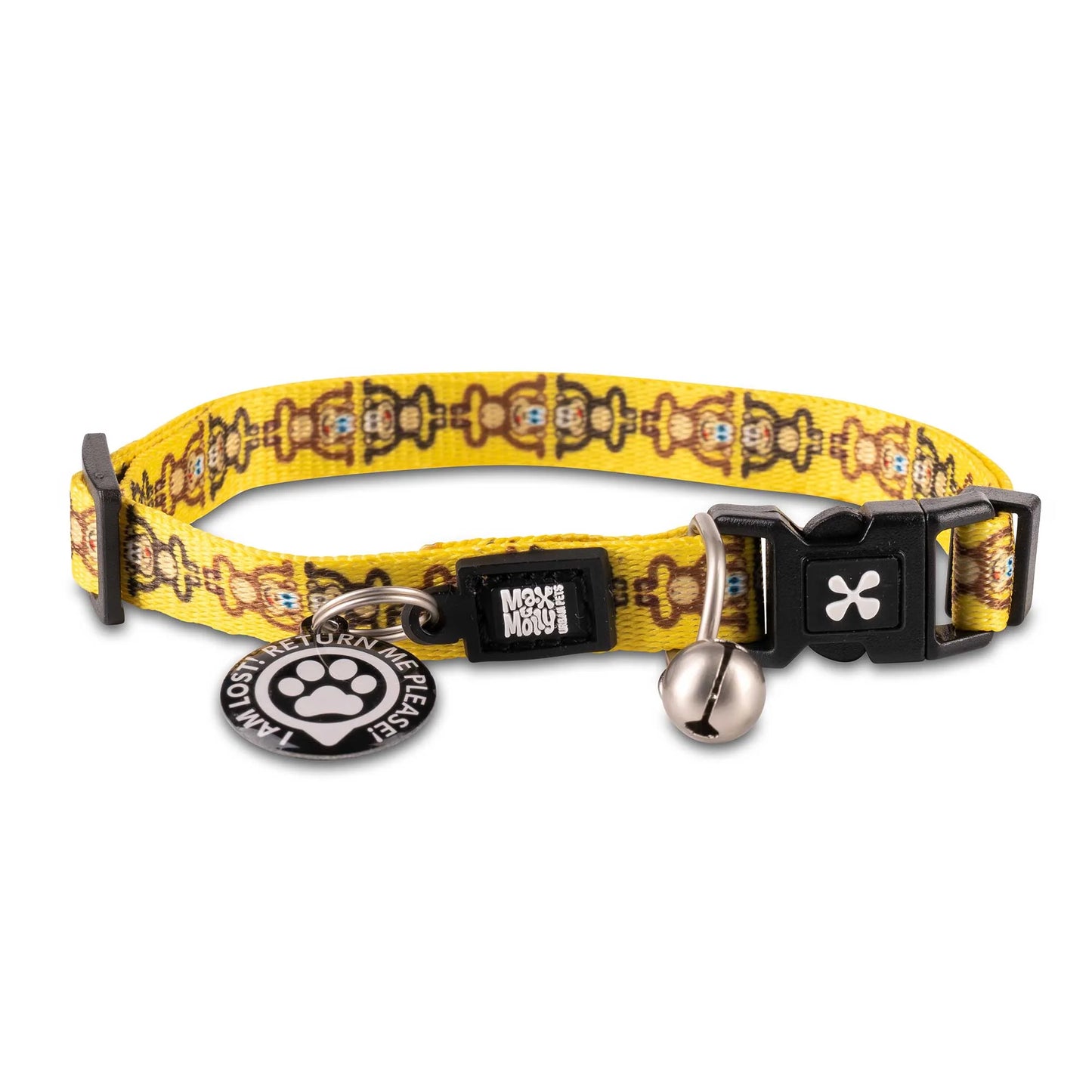 Max and Molly Smart ID Cat Collar Monkey Maniac - Collar para Gatos