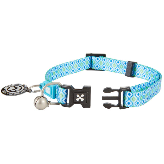 Max and Molly Smart ID Cat Collar Retro Blue - Collar para Gatos