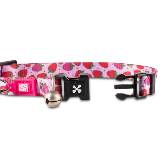 Max and Molly Smart ID Cat Collar Strawberry Dream - Collar para Gatos