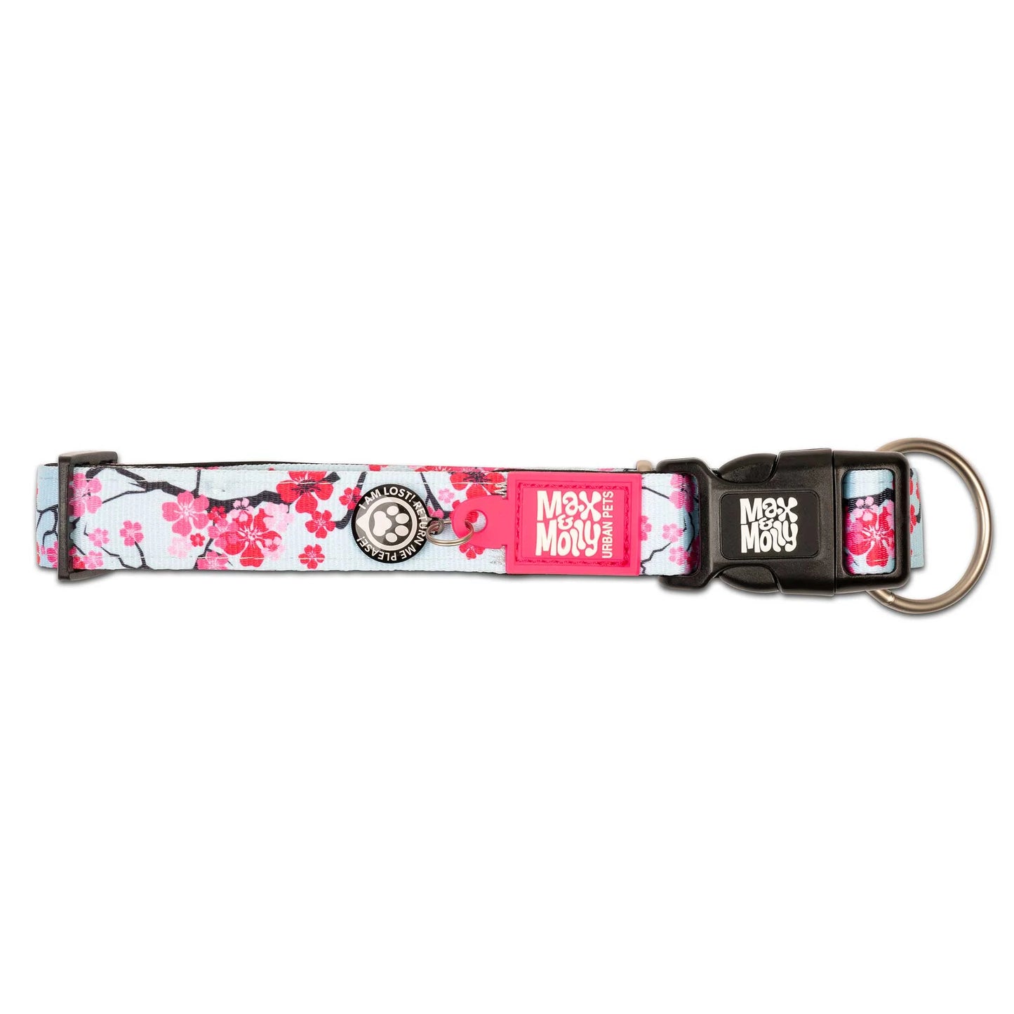 Max and Molly Gotcha! Smart ID Collar Cherry Bloom - Collares para Perros