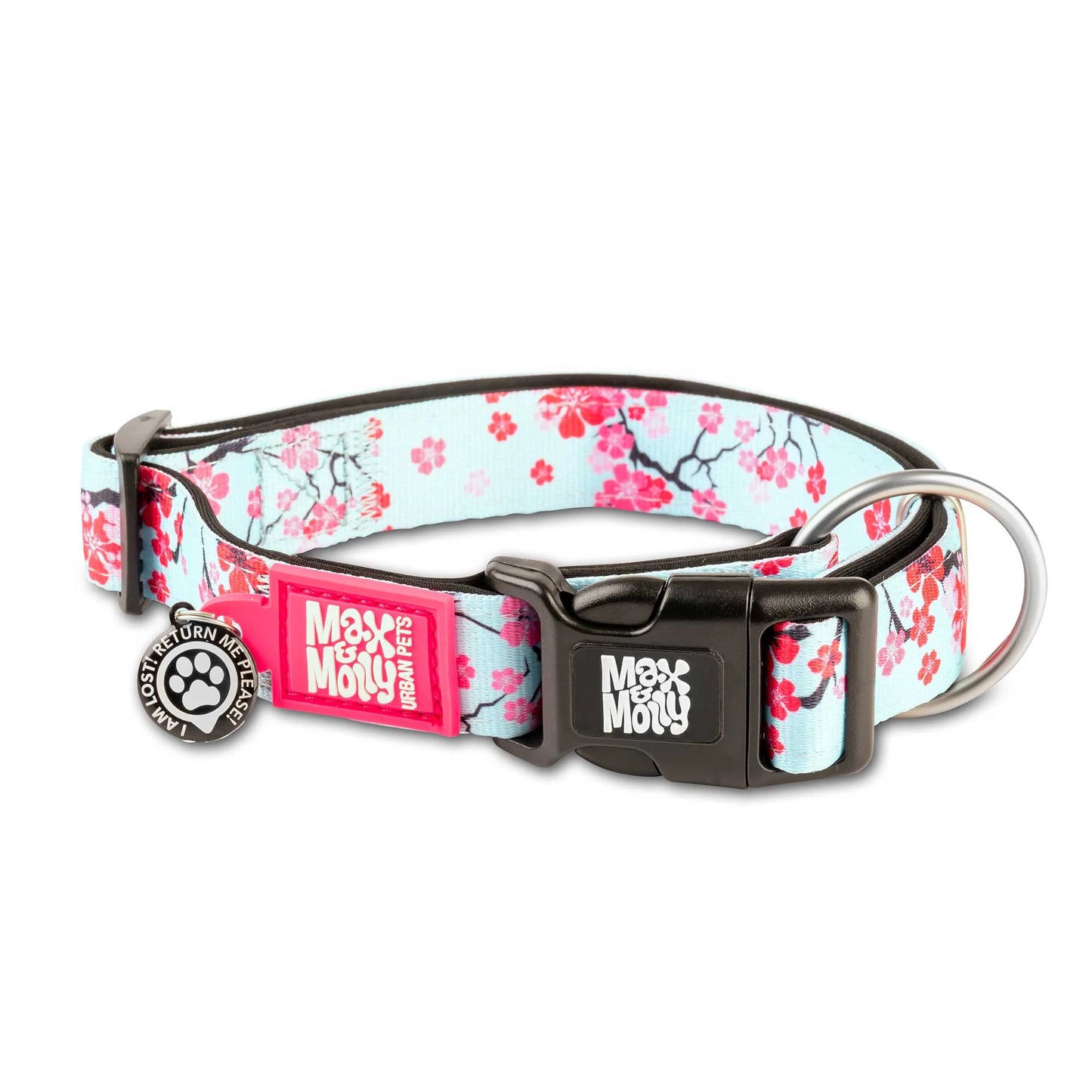 Max and Molly Gotcha! Smart ID Collar Cherry Bloom - Collares para Perros