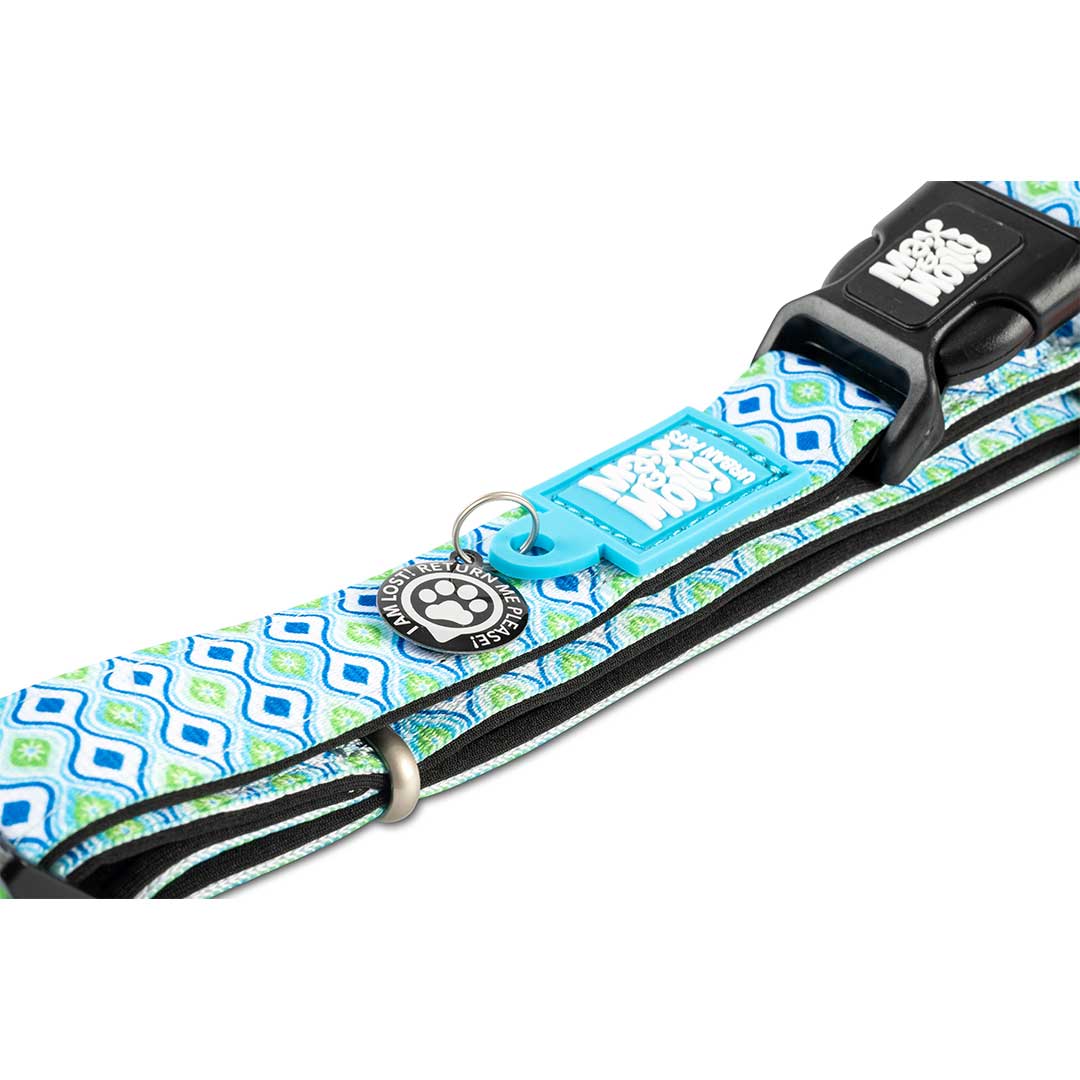 Max and Molly Smart ID Collar Retro Blue - Collares para Perros