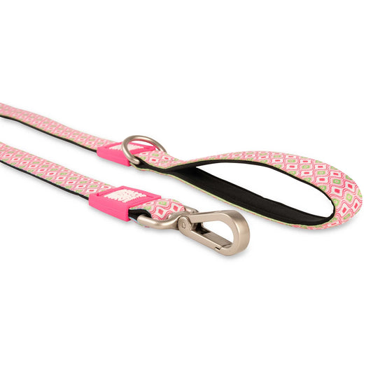 Max and Molly Short Leash Retro Pink - Correas para Perros
