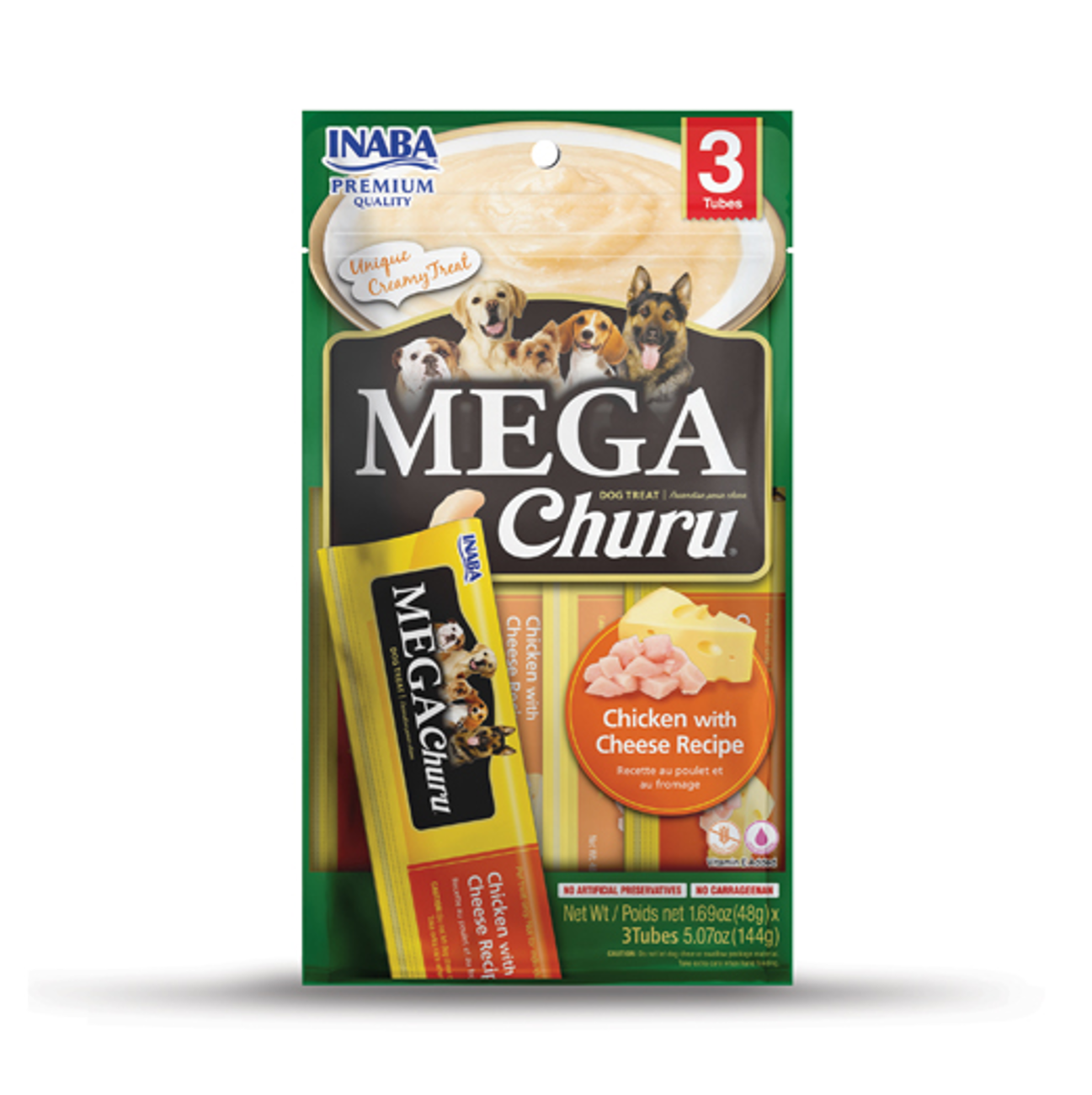 Mega Churu Chicken with Cheese - Snacks para Perros