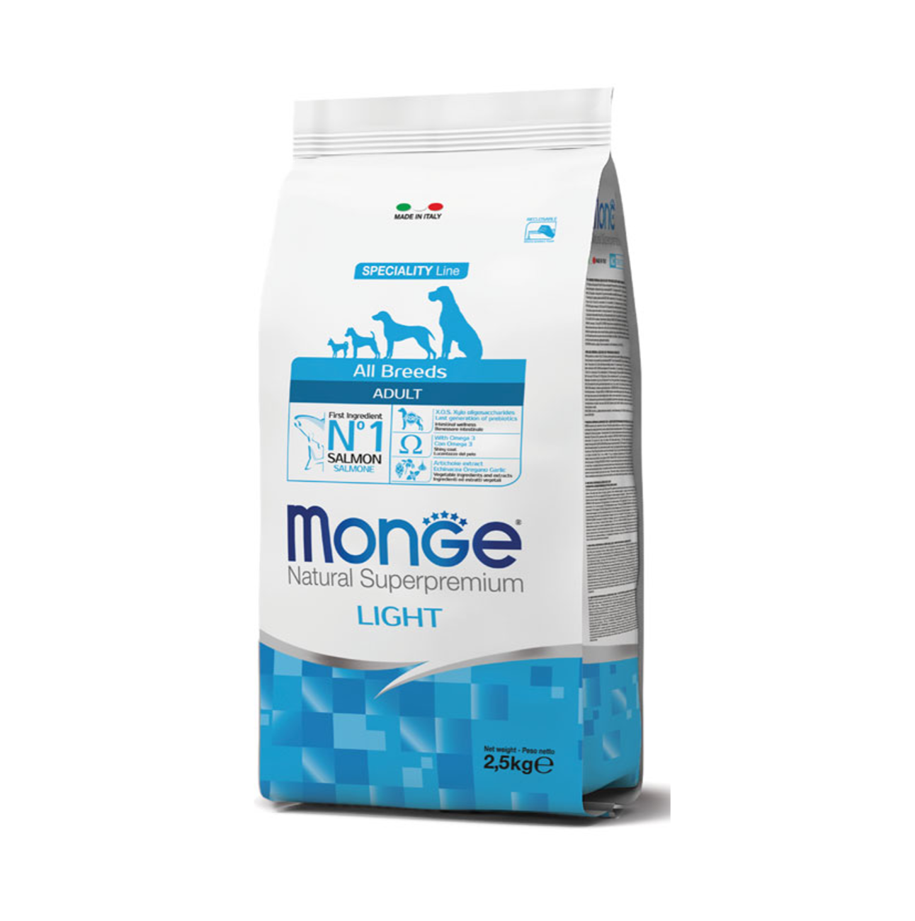 Monge Natural Superpremium Adult Light - Alimento para Perros