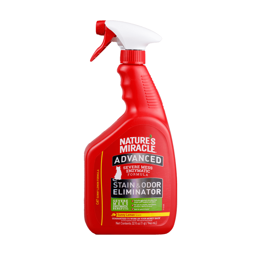 Nature's Miracle Eliminador Avanzado de Manchas y Olores para Gatos