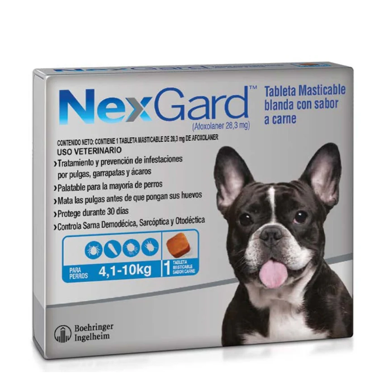 Nexgard para Perros de 4 a 10 KG - Antipulgas para Perros