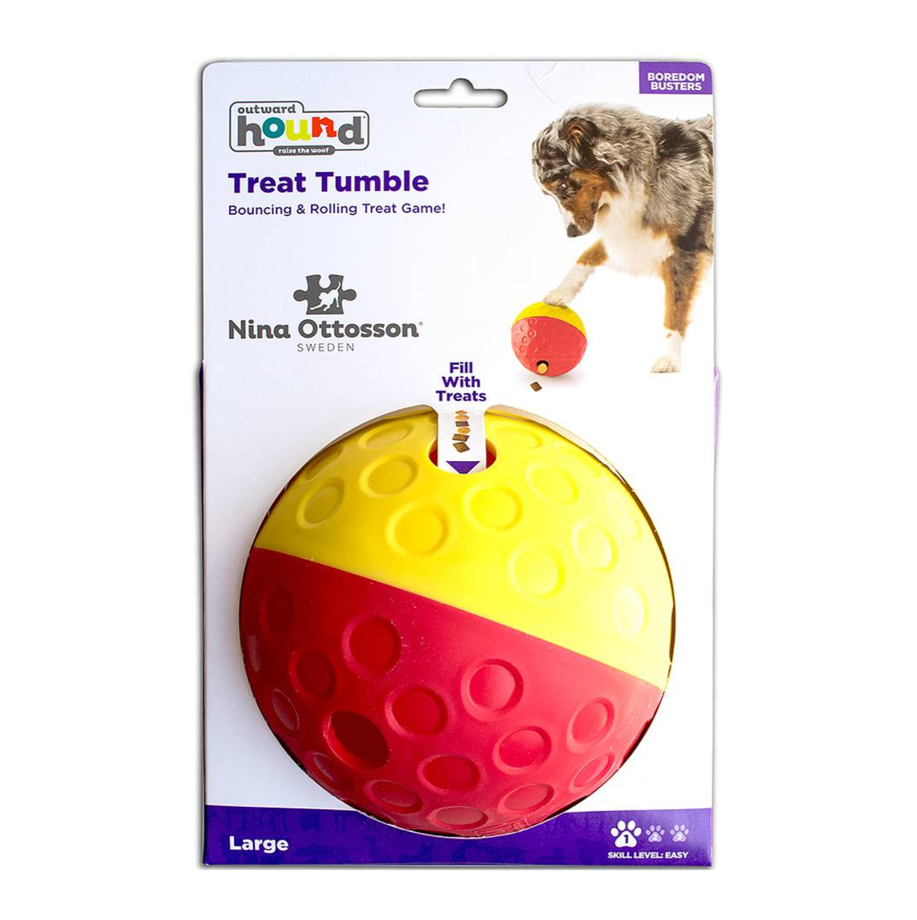 Nina Ottosson Treat Tumble Nivel 1 - Juegos de Inteligencia para Perro