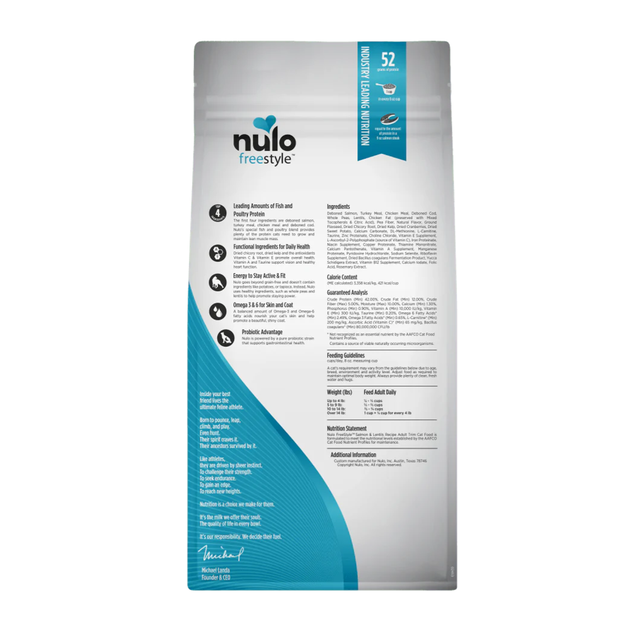 Nulo Grain Free Adult Trim - Alimento para Gatos