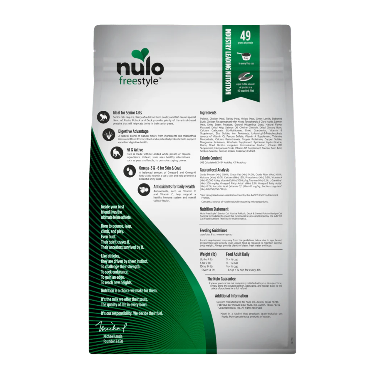 Nulo Grain Free Senior - Alimento para Gatos