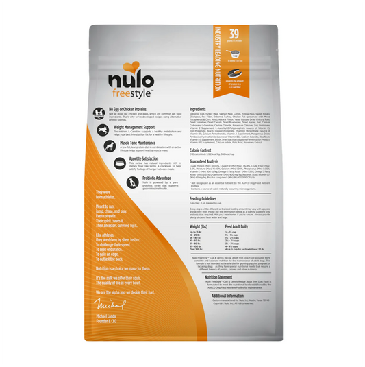 Nulo Grain Free Adult Trim Cod and Lentils - Alimento para Perros