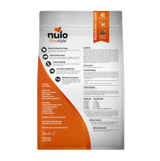Nulo Grain Free Adult Turkey and Sweet Potato - Comida para Perros
