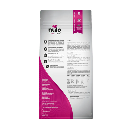 Nulo Grain Free Cat & Kitten Chicken and Cod - Alimento para Gatos