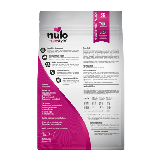 Nulo Grain Free Puppy Salmon and Peas Recipe - Comida para Perros