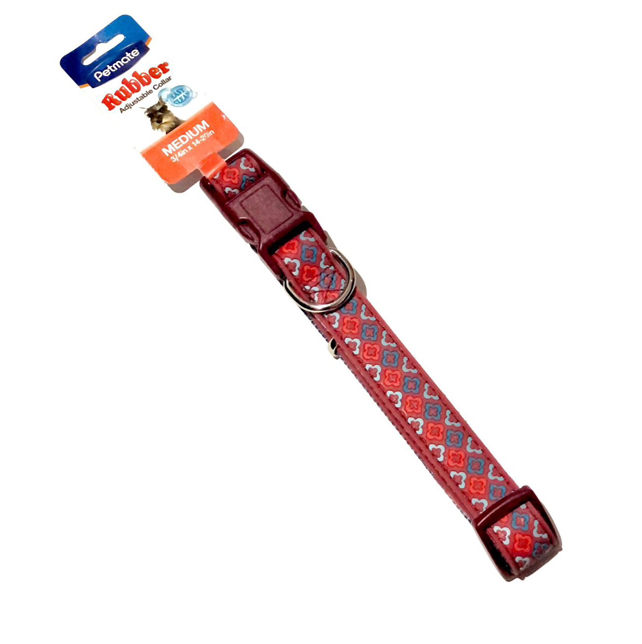 Collar Ajustable Mosaico Medium Caucho - Collares para Perro
