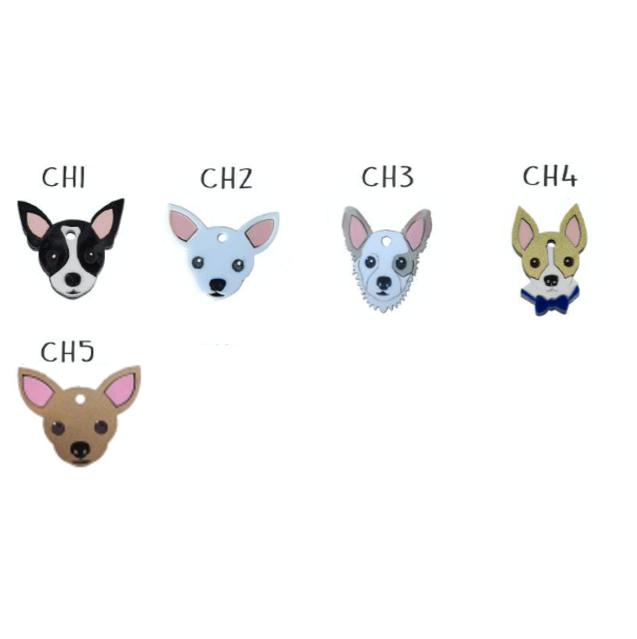 Placa de Identificación Chihuahua - Placas de Identificación Perros