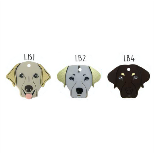 Placa de Identificación Labrador - Placas de Identificación Perros