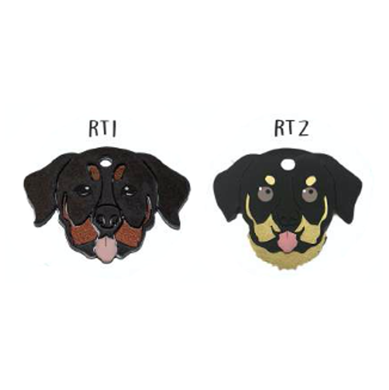 Placa de Identificación Rottweiler - Placas de Identificación Perros
