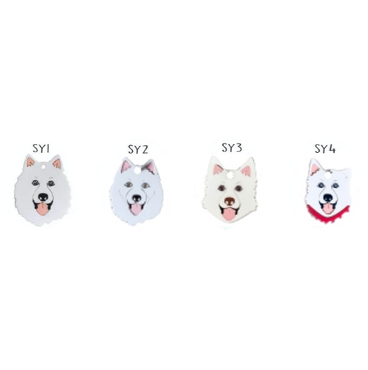 Placa de Identificación Samoyedo - Placas de Identificación para Perro