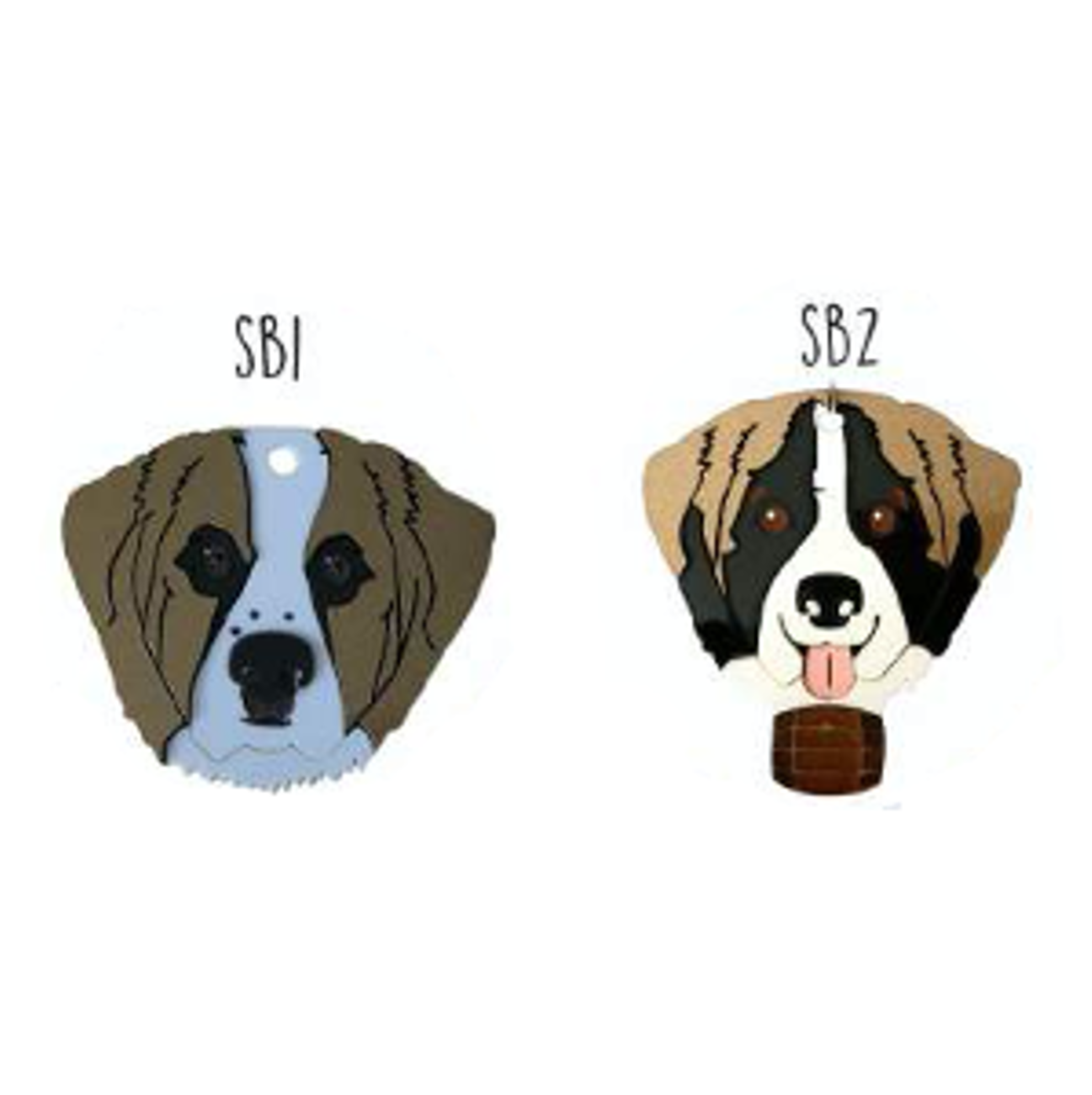 Placa de Identificación San Bernardo - Placas de Identificación Perros