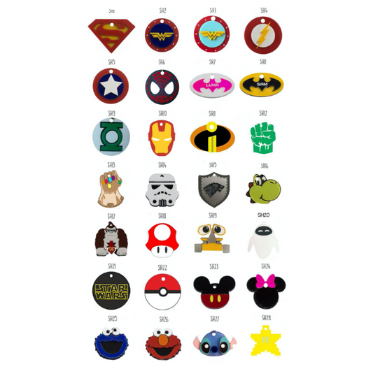 Placa de Identificación Superhéroes - Placas de Identificación