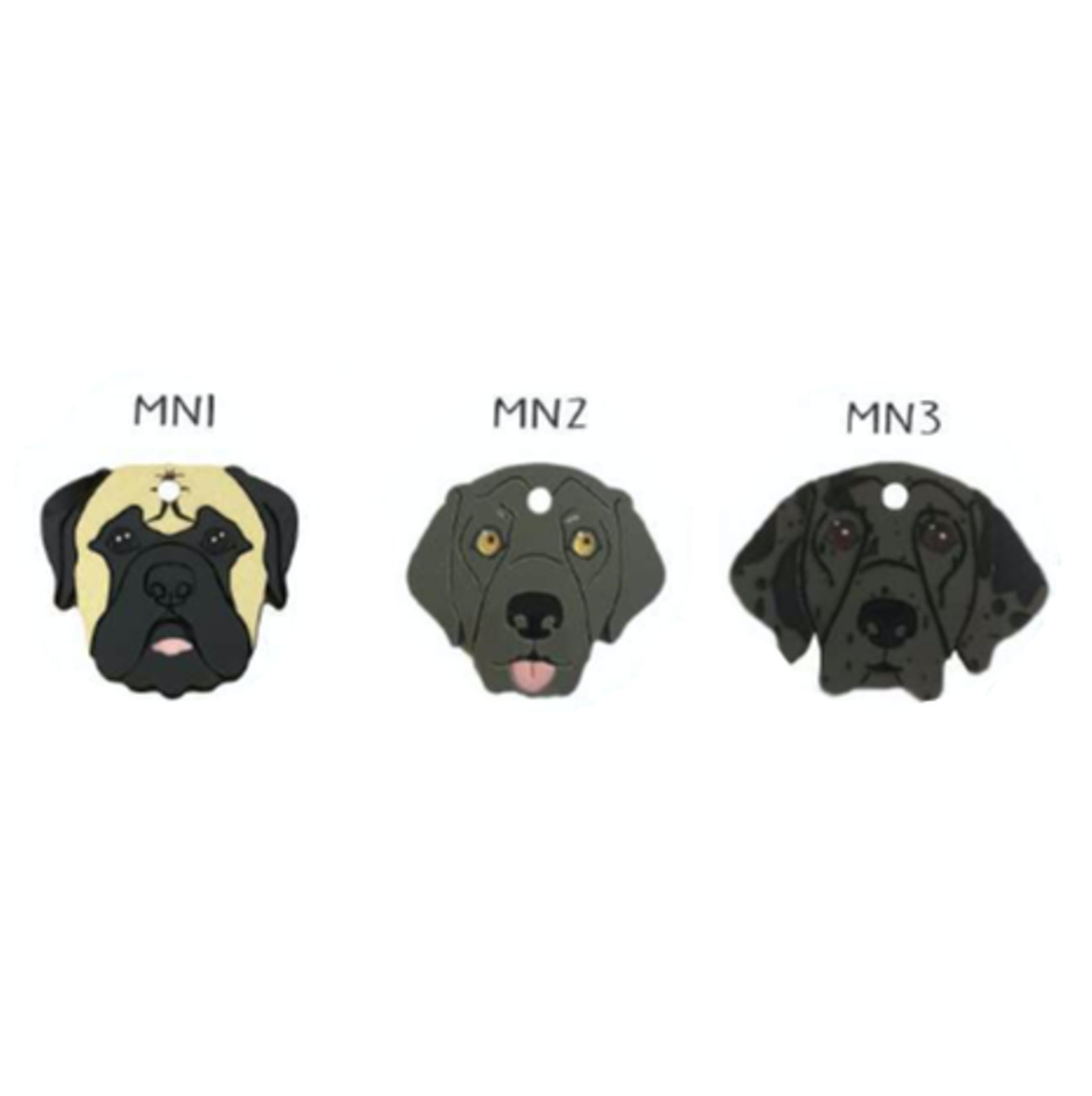 Placa de Identificación Mastín - Placas de Identificación para Perros
