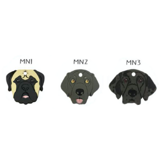 Placa de Identificación Mastín - Placas de Identificación para Perros