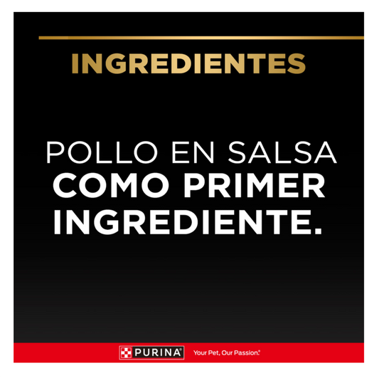 Pro Plan Pouch Adulto Pollo - Alimento Húmedo para Perros
