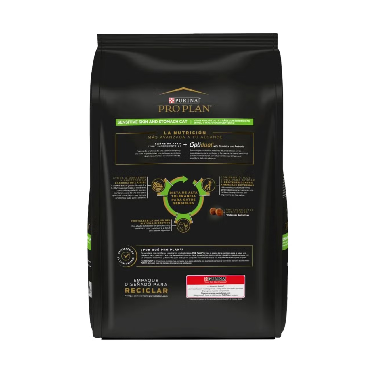 Pro Plan Cat Sensitive Skin and Stomach - Alimento para Gatos